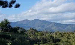 New Caledonia mountains seen from Zoo